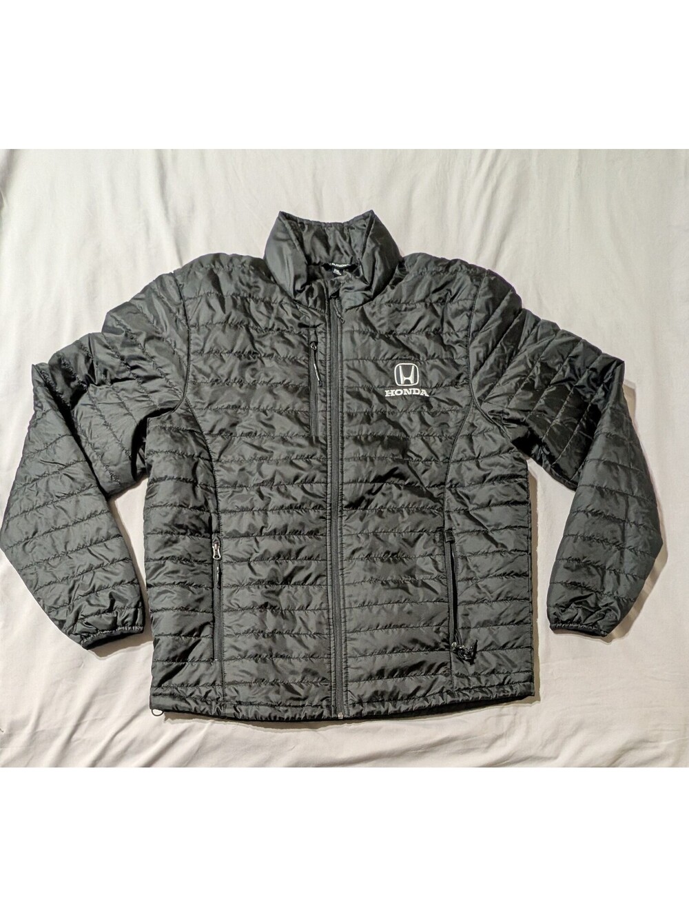 Port Authority Honda Mens Packable Puffy Puffer Jacket Size 2XL Black
